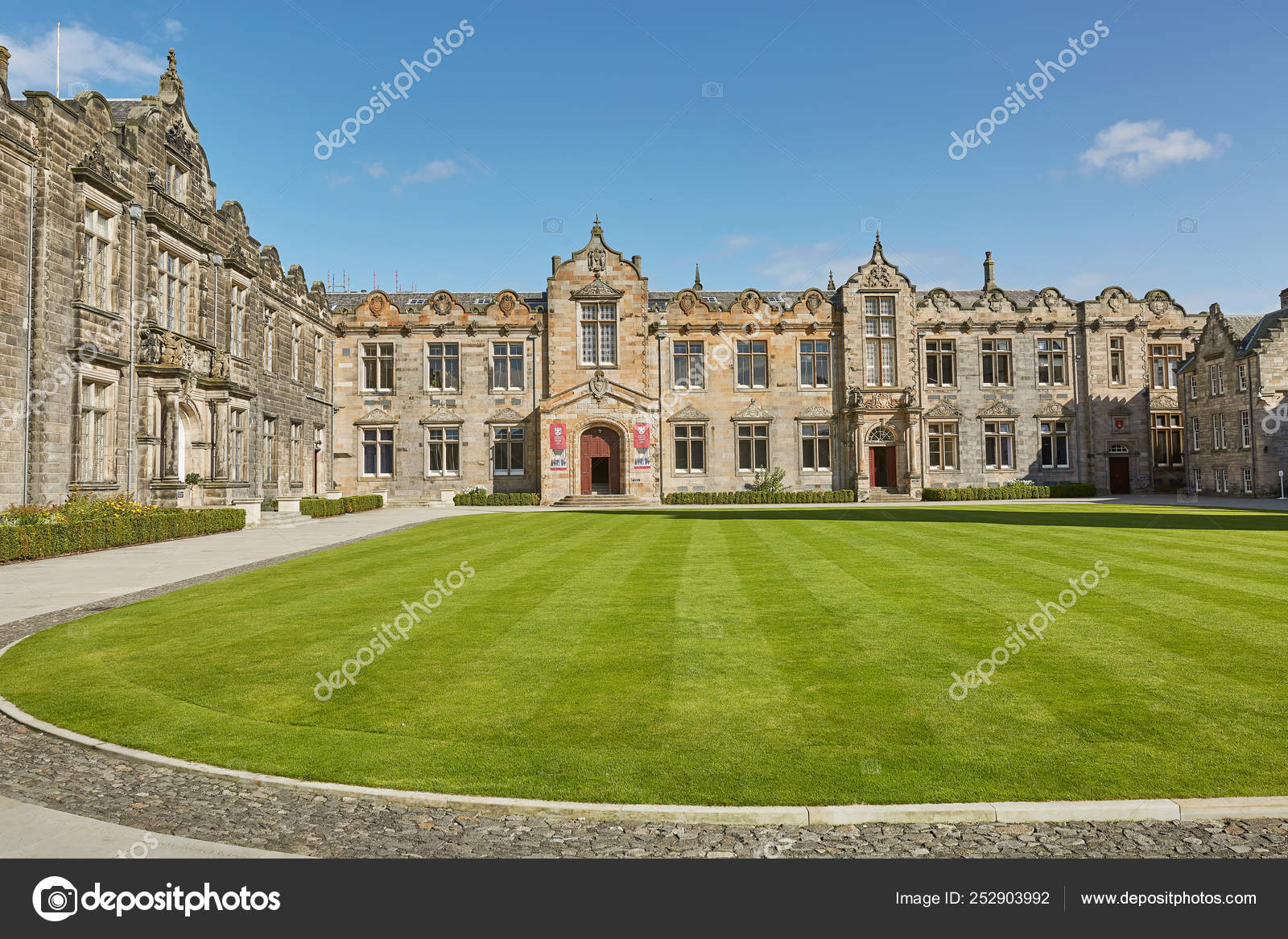 University of St. Andrews in St. Andrews, Scotland. Stock Editorial