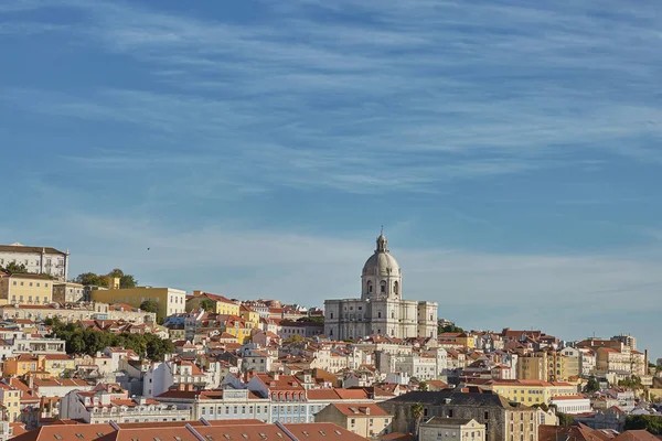 View of national pantheon and cityline of Alfama in Lisbon, Portugal — Stock Photo, Image