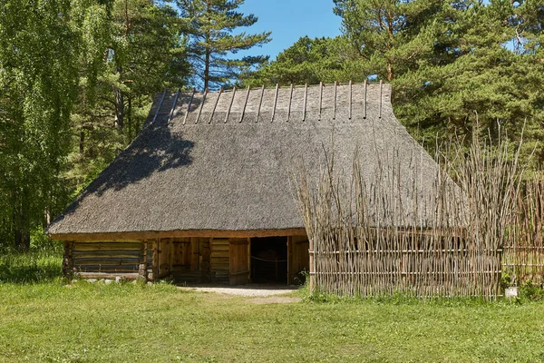 Traditional Open Air Museum, Vabaohumuuseumi kivikulv, Rocca al — Stockfoto