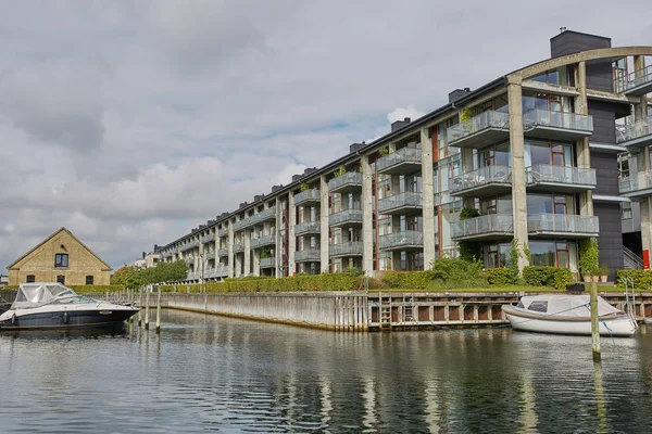 Canal Tour: bela vista sobre a frente de água de Copenhague . — Fotografia de Stock