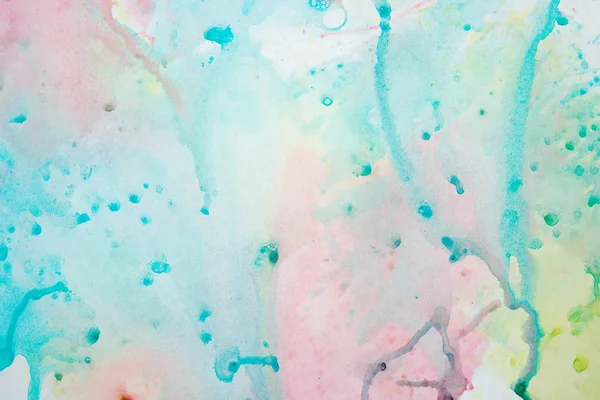 Colorful watercolor blots and splashes. Aquarelle background, wallpaper — Stock Photo, Image