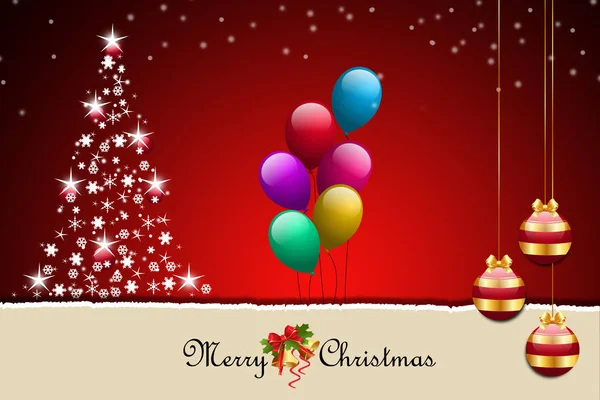 Christmas Bauble Balloons — Stock Photo, Image