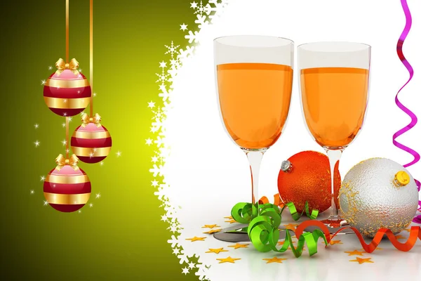 Christmas Party Celebration Color Background — Stock Photo, Image