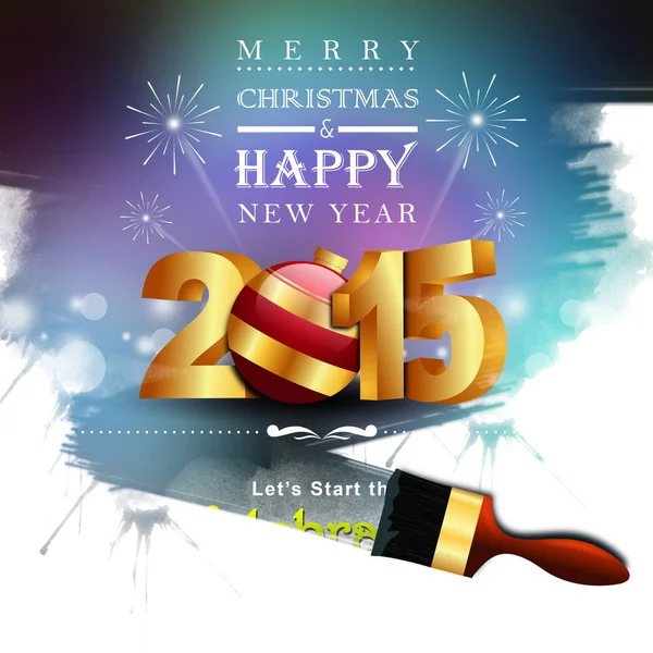 Feliz Año Nuevo 2015 Concepto Celebración — Foto de Stock