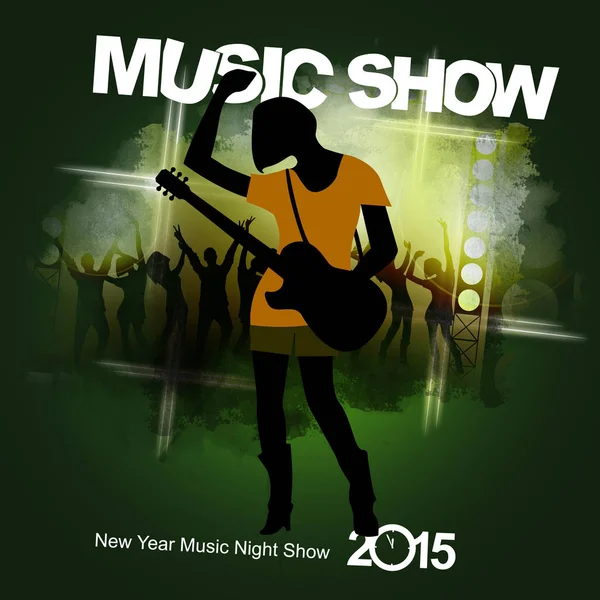 New Year Music Show — 스톡 사진