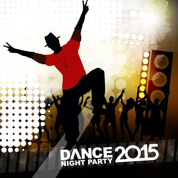 Yeni yıl dans gösterisi renk arkaplanı