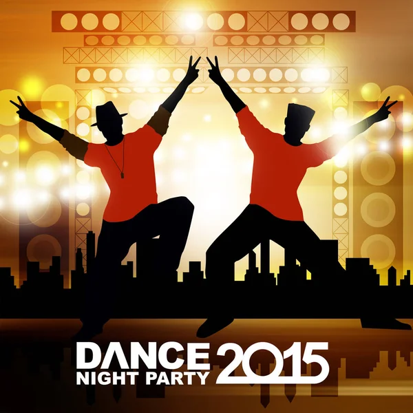 Yeni yıl dans gösterisi renk arkaplanı