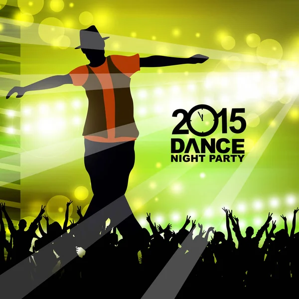 New Year Dance Show Color Background — Stock Photo, Image