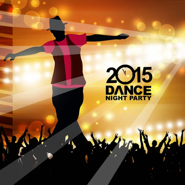 New Year Dance Show Color Background — Stock Photo, Image