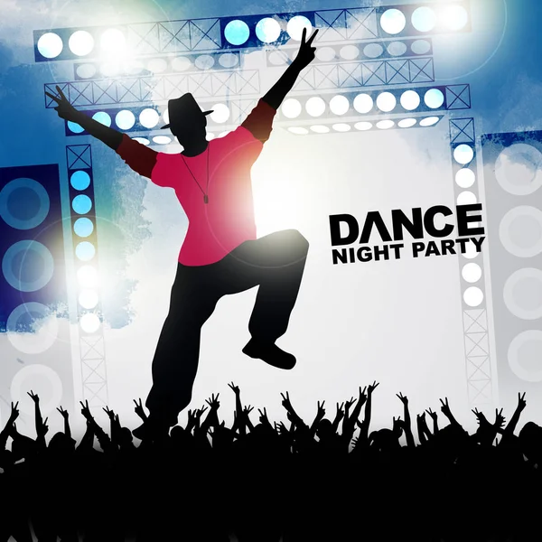 Yeni yıl dans gösterisi renk arkaplanı