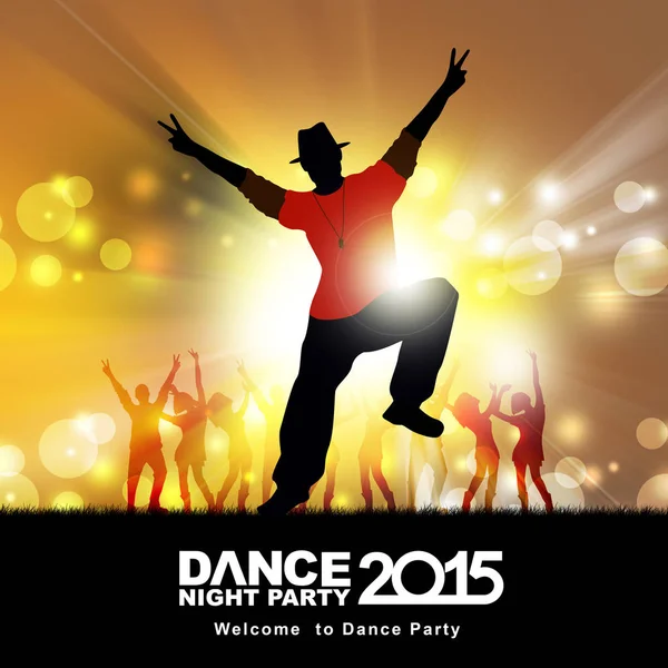 Yeni yıl dans gösterisi renk arkaplanı