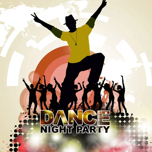 Yeni yıl dans gösterisi renk arkaplanı