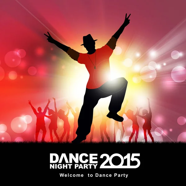 Yeni yıl dans gösterisi renk arkaplanı