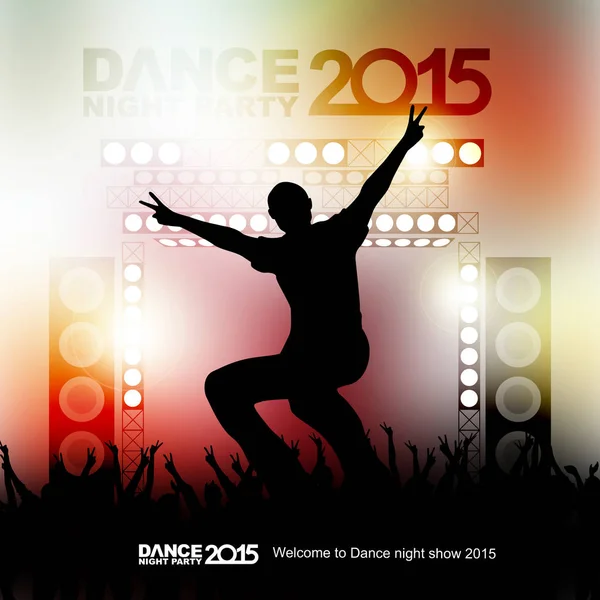 Yeni yıl dans gösterisi renk arkaplanı