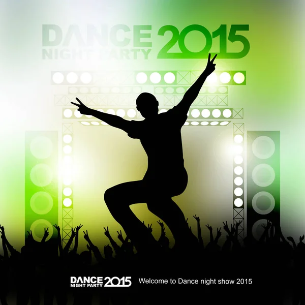 Yeni yıl dans gösterisi renk arkaplanı