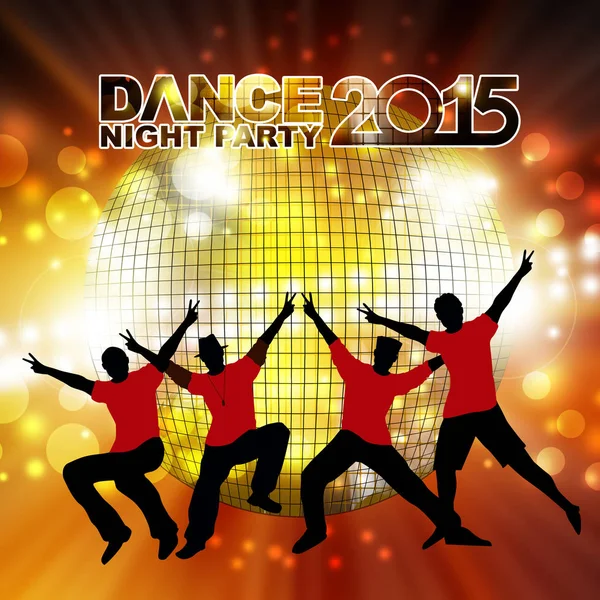 Yeni yıl dans gösterisi renk arkaplanı