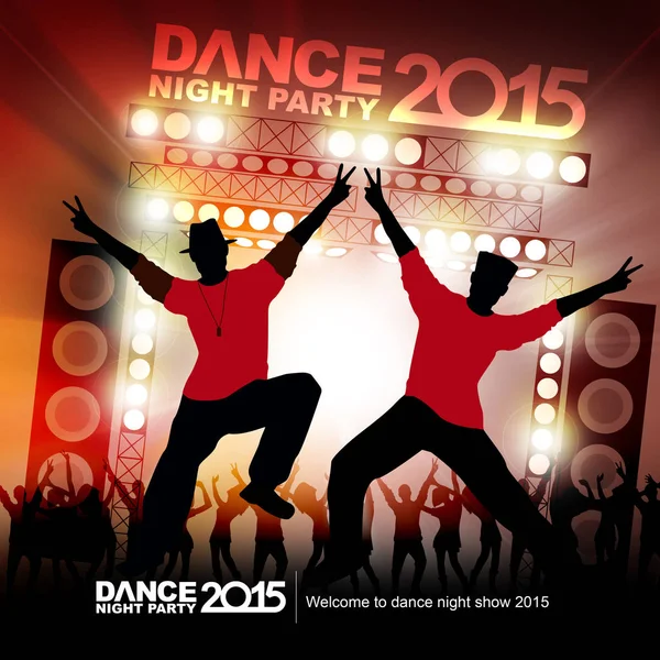 Yeni yıl dans gösterisi renk arkaplanı