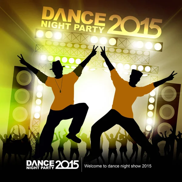 Yeni yıl dans gösterisi renk arkaplanı