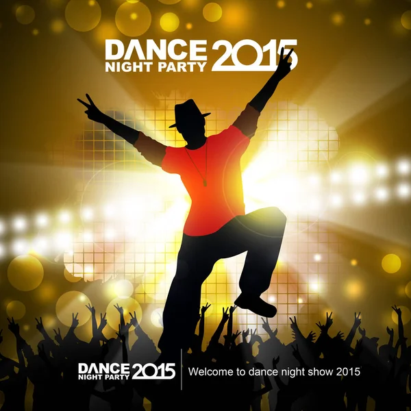 Yeni yıl dans gösterisi renk arkaplanı