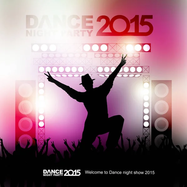 New Year Dance Show — Stock Photo, Image