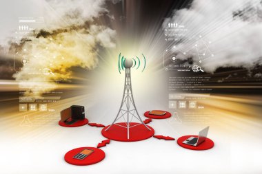 işaret kulesi ile ağ