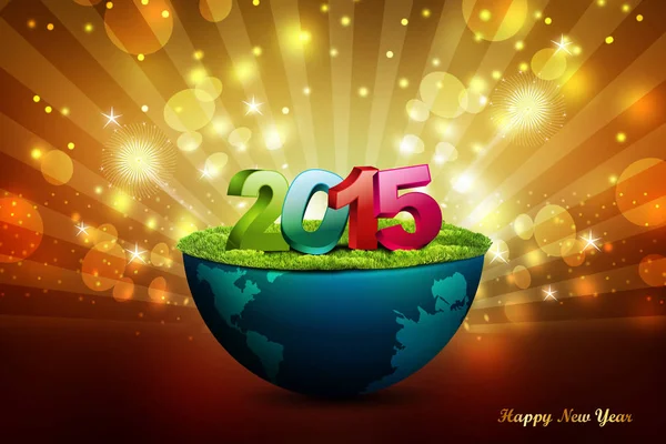 Felice Anno Nuovo 2015 Concetto Celebrazione — Foto Stock