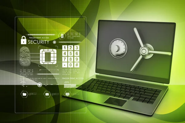 Data Security Concept Color Background — Stock Photo, Image