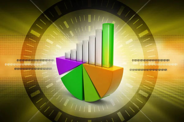 Business Graph Bar — Stock Photo, Image