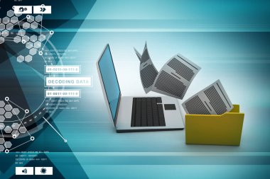 bir bilgisayarla bağlantı klasör