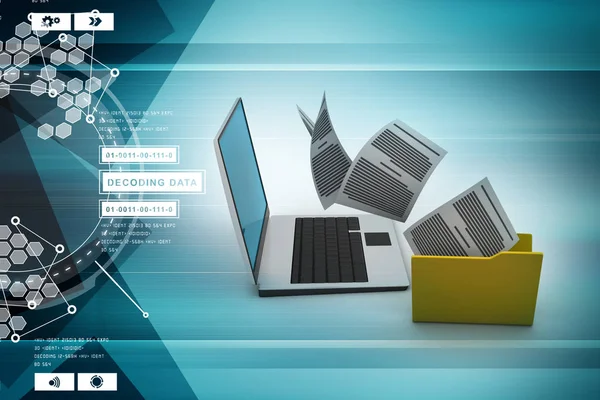 bir bilgisayarla bağlantı klasör