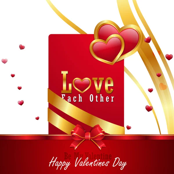 Червоне Кохання Серце Концепція Дня Валентинки — стокове фото