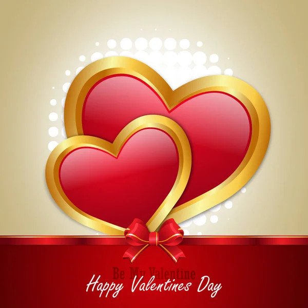 Червоне Кохання Серце Концепція Дня Валентинки — стокове фото