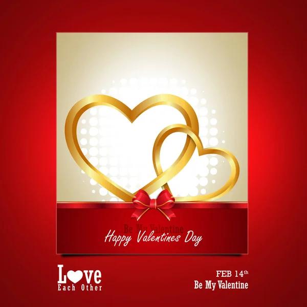 Red Love Heart Valentines Day Concept — Stock Photo, Image