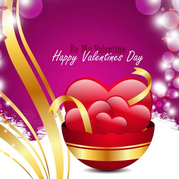 Красное Сердце Любви Валентинки День — стоковое фото