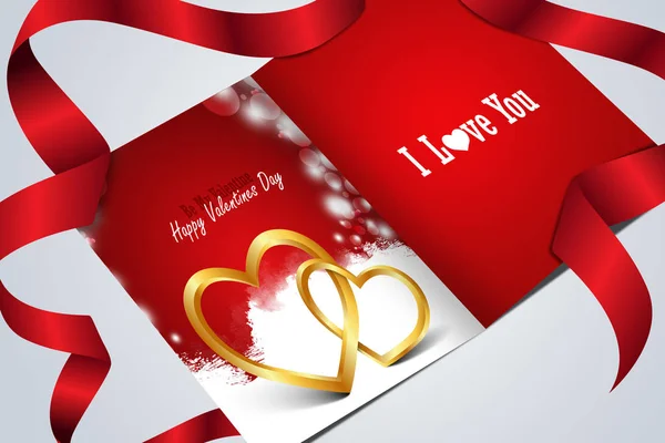 Red Love Heart Valentines Day Concept — Stock Photo, Image