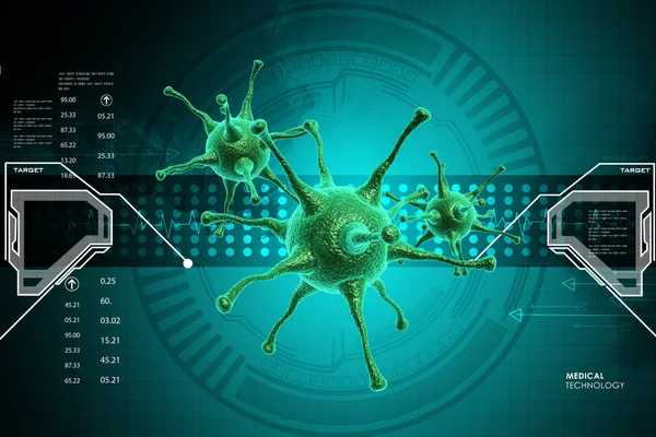 Illustration Virus — Stock Photo, Image