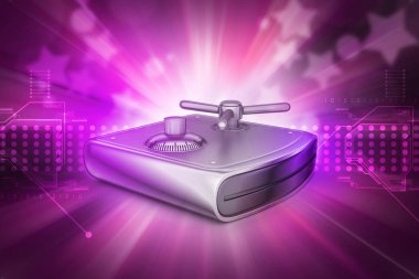 Güvenli sabit sürücü 3D çizimi