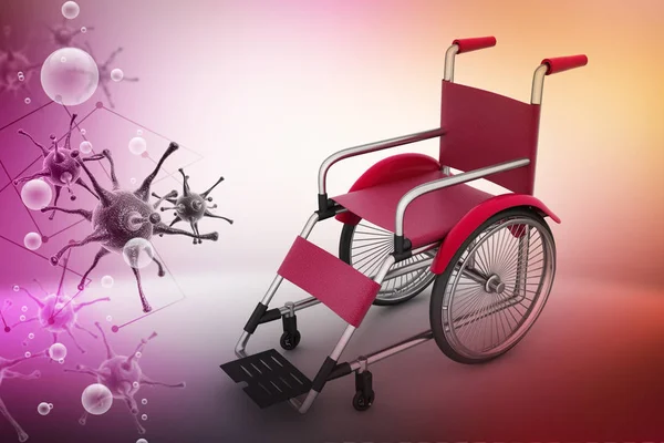 Illustration Wheel Chair — Stock Photo, Image