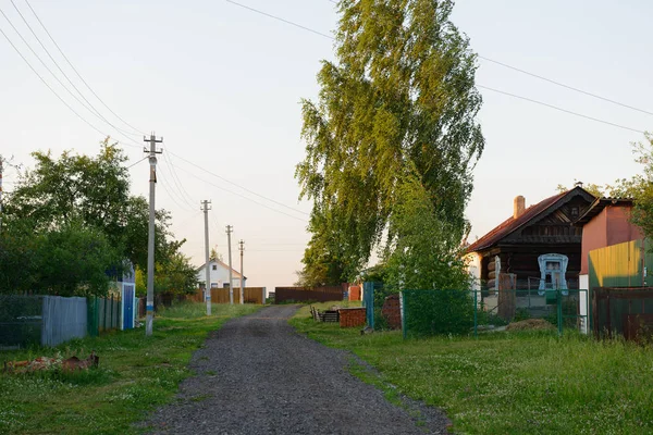 Juni 2016 Ogush Street Byn Sugaykasy Kanashsky District Tjuvasjiska Republiken — Stockfoto