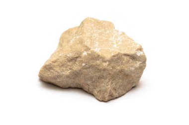 beyaz bir arka plan üzerinde ışık küçük taş