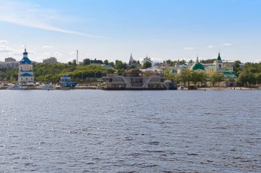 2 Haziran 2016: Chebo şehrindeki Volga Nehri'nin dolgusu