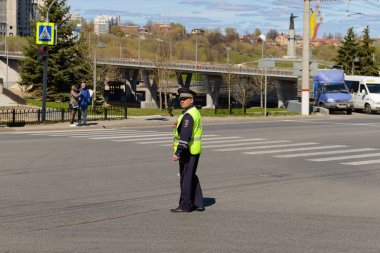 9 Mayıs 2018: Trafik polisi karakolu görev başında ve