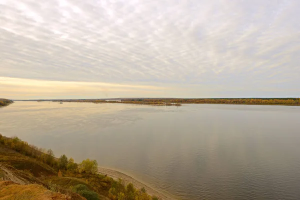 Paysage Automne Vue Colline Volga — Photo