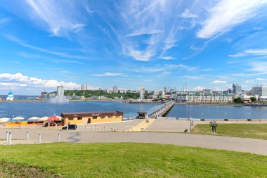 21 Haziran 2019, Cheboksary Körfezi Embankment. Cheboksary 'de. Rusya.