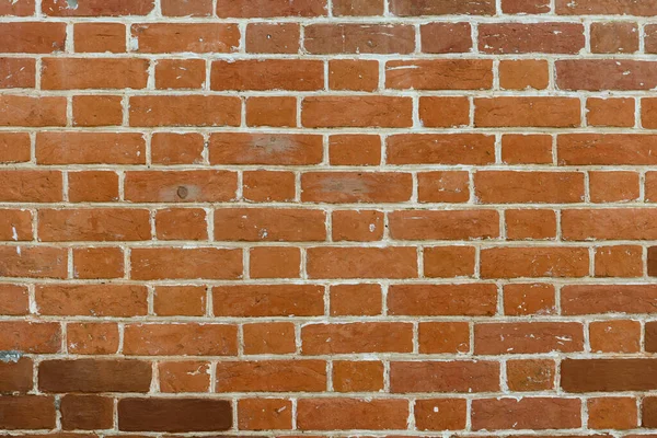 Kırmızı tuğlalardan yapılmış eski tuğla duvar