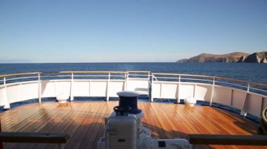 Deniz baykal yaz gemi güverte