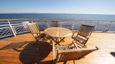 Deniz baykal yaz gemi güverte