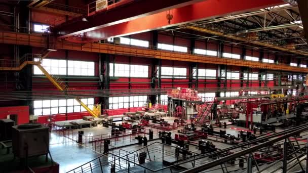 Chelyabinsk Russia May 2019 Production Department Chelyabinsk Pipe Rolling Plant — Stock Video