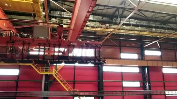 Chelyabinsk Russia Maggio 2019 Reparto Produzione Dell Impianto Laminazione Tubi — Video Stock