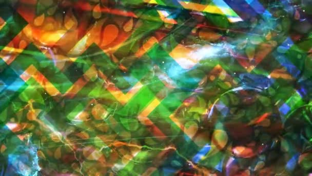 Abstrakcyjna oliwkowa kolorystyka ze skomplikowaną ruchomą fakturą - 4k Płynny ruch pętli w tle Animacja — Wideo stockowe